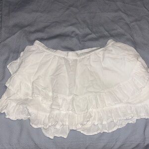 Aerie XL cotton tiered skort